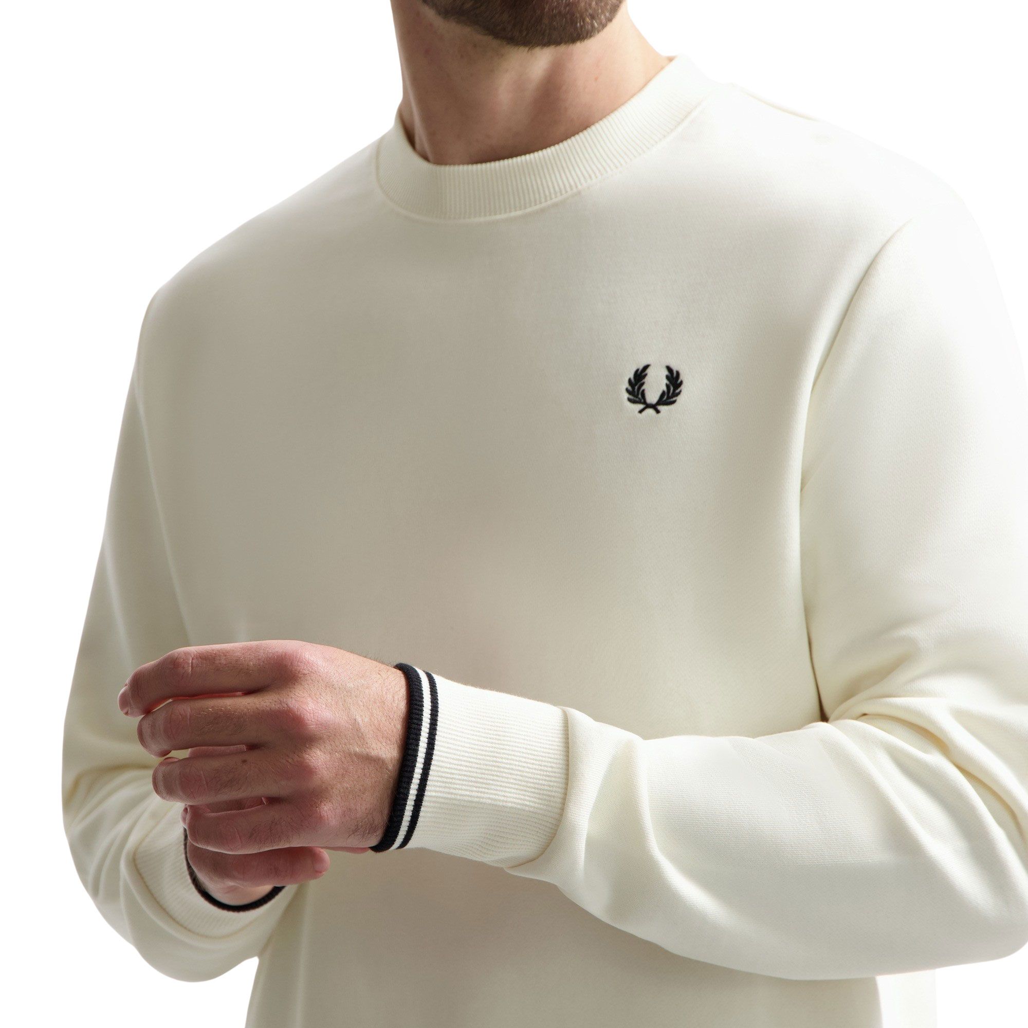 Fred Perry Crew Neck Sweater Men | Plutosport